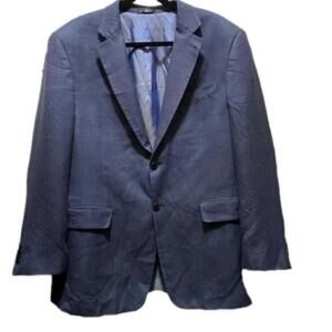Men's Fineri Italian Blue Blazer Size 44R
